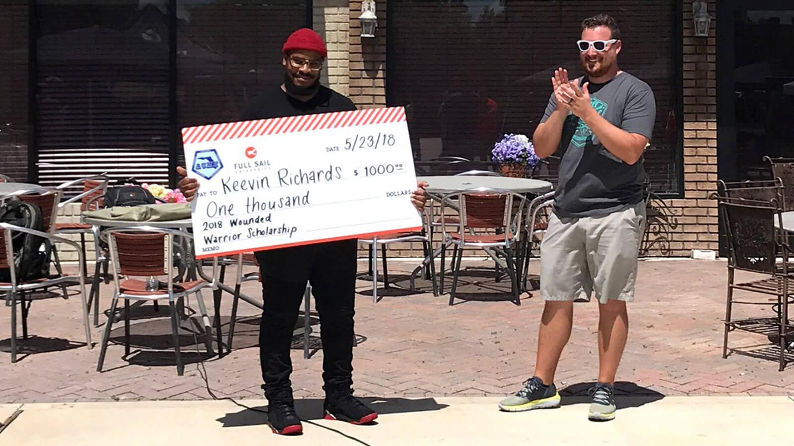 Cloud Technologies Student Receives Wounded Warrior Scholarship - Hero image