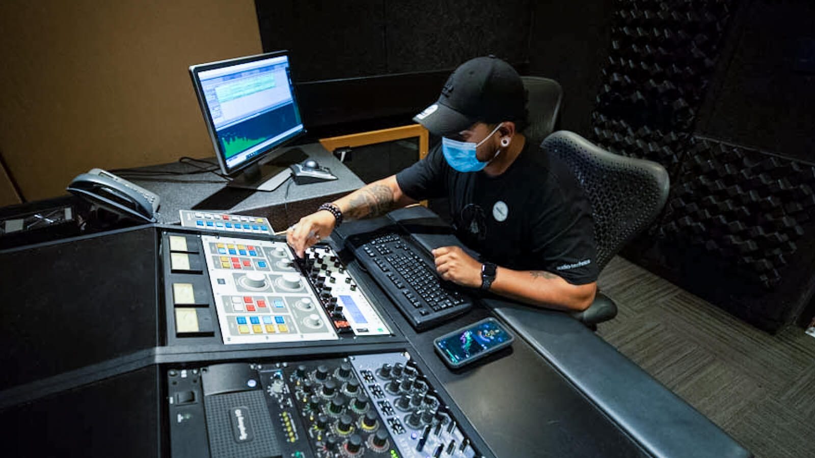 COVID Response: Recording Arts On-Campus Experiences - Hero image 