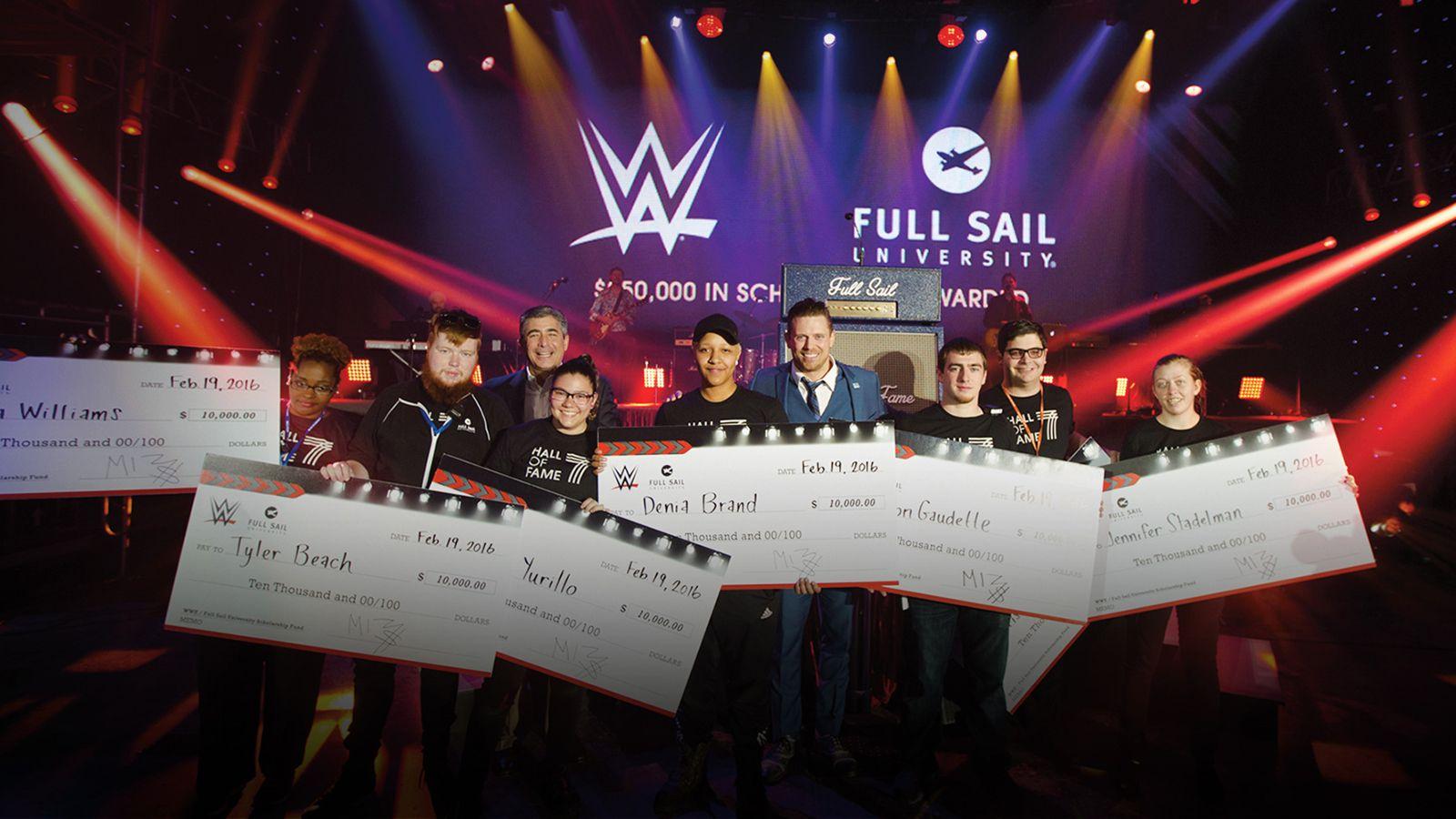 WWE® Awards $25,000 Scholarship to Full Sail University Student