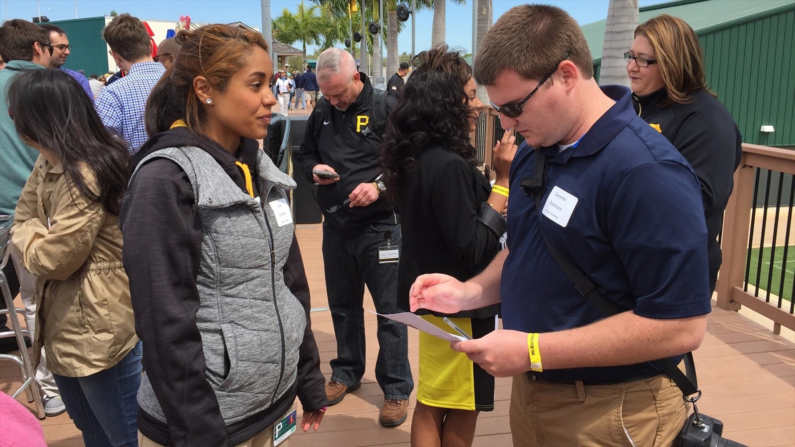Sports Marketing and Media Students Network with the Big Leagues - Hero image