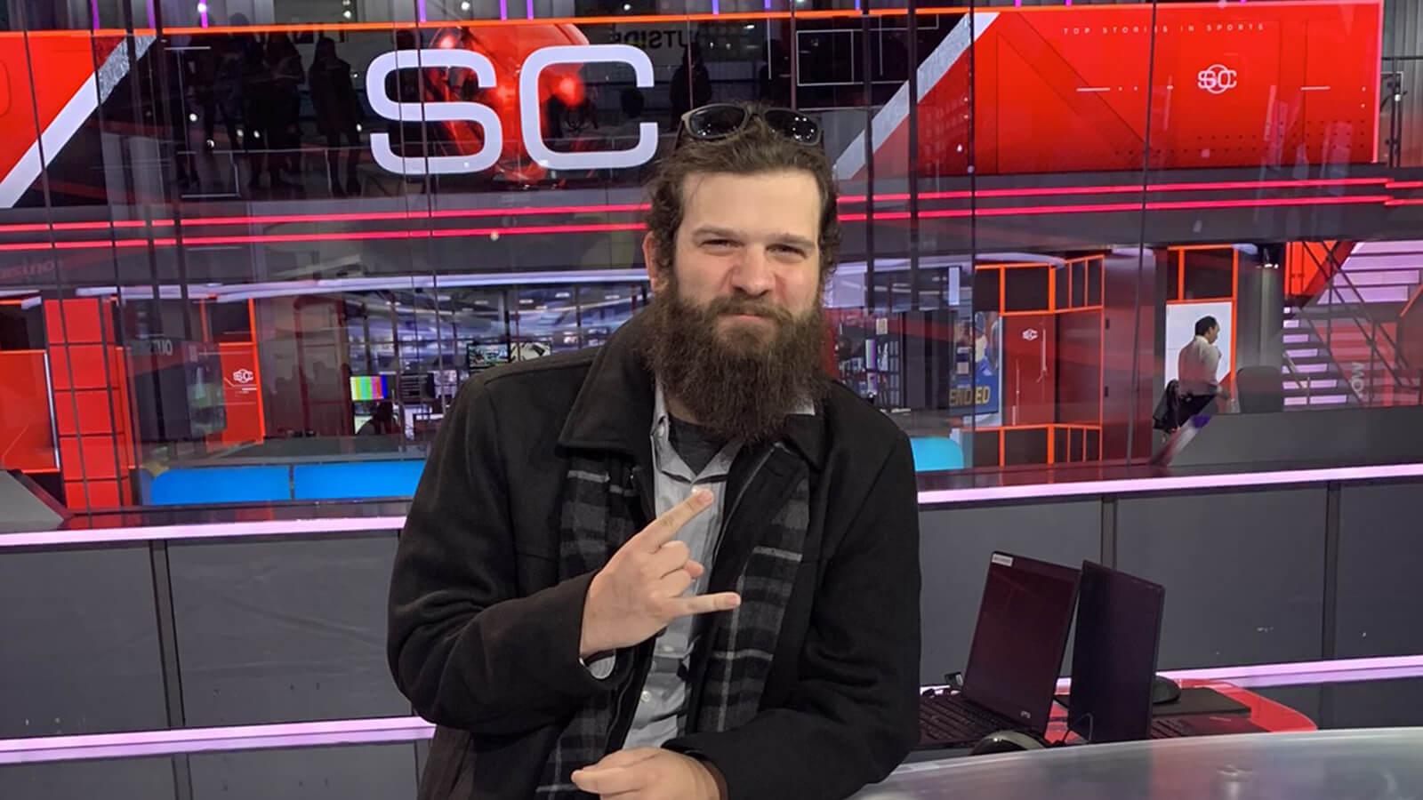 Sportscasting Grad Carson Ferrell: Production Assistant at ESPN - Hero image