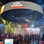 The Full Sail University Orlando Health Fortress filled with participants during a ‘Super Smash Bros.’ esports tournament.