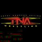 The red and yellow TNA logo with text in yellow that says Total Nonstop Action Wrestling against a black background.