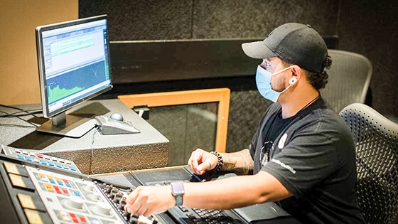 Featured image - Covid Response Recording Arts On Campus Experiences Inline 3