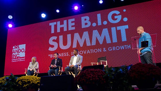 Featured image - Orlando Regional Chamber Of Commerces B I G Summit In Full Sail Live Inline 4